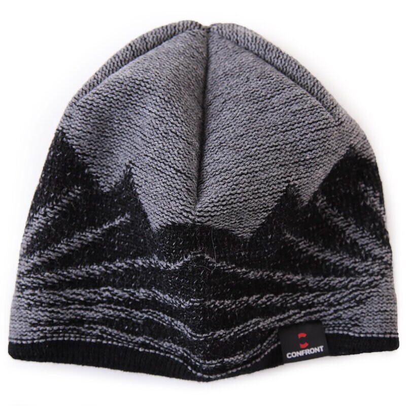 dětská čepice CONFRONT ČEPICE ZIMNÍ ROCK GREY 134 P04ROCK133UNI ŠEDÁ