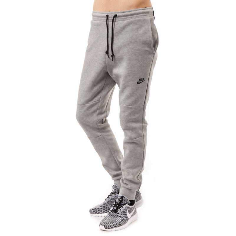 pánské kalhoty NIKE KALHOTY  TECH FLEECE PANT 1 MM 545343065 ŠEDÁ
