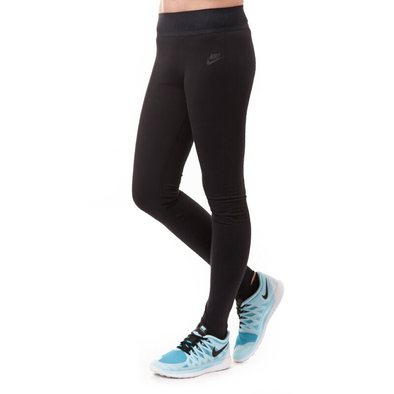dámské kalhoty NIKE KALHOTY  LEGGING TP 643045010 ČERNÁ