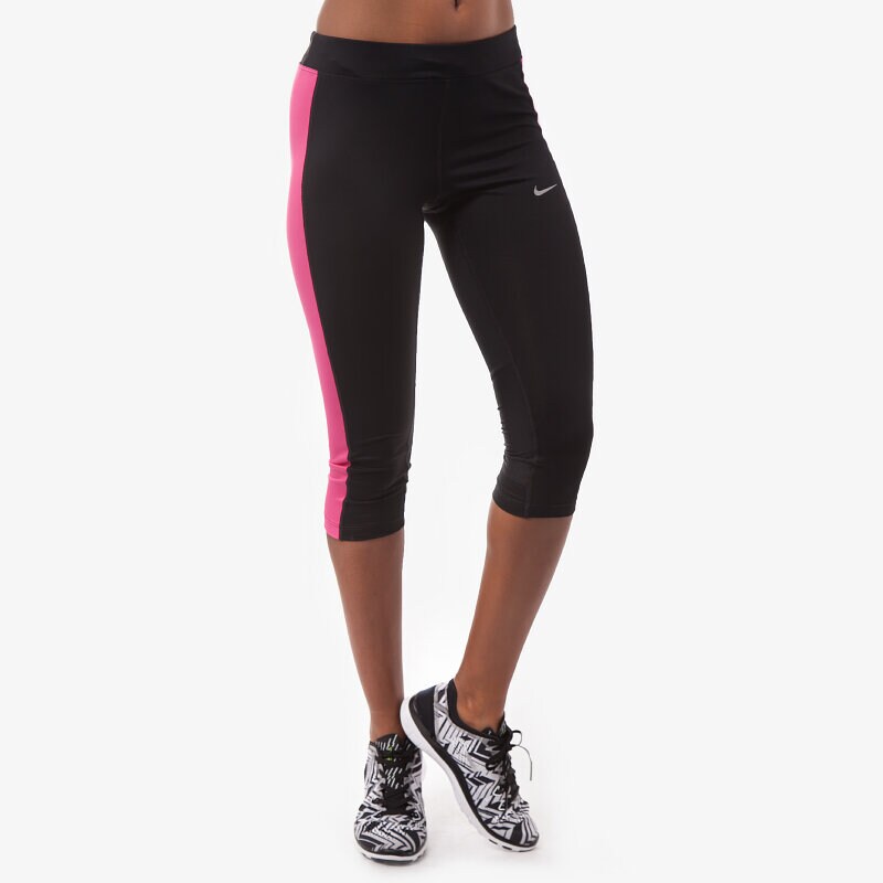 dámské kalhoty NIKE KALHOTY  DF ESSENT CAPRI 645603013 MODRÁ