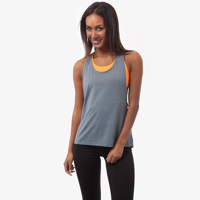 dámský top NIKE TOP PRO INSIDE LOOSE 643314497 ŠEDÁ