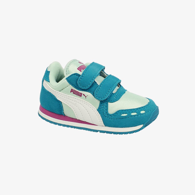 dětské tenisky PUMA CABANA RACER MESH V KIDS 35637310 ZELENÁ