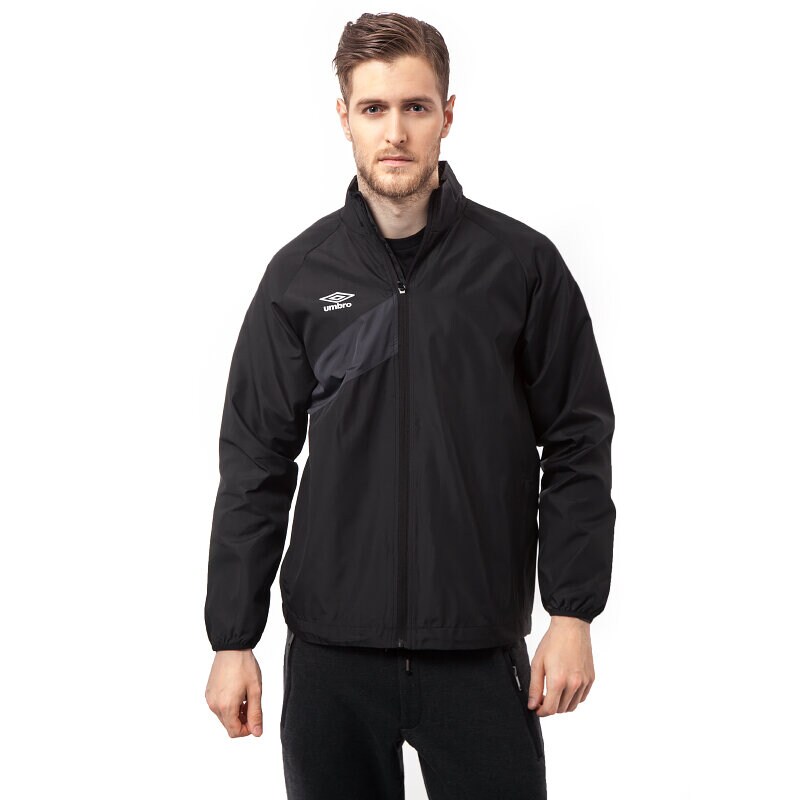 Přechodná bunda pánská (podzimní, jarní) UMBRO BUNDA SHOWER JACKET 62965UC44 ČERNÁ