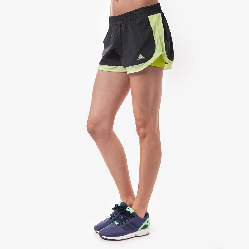 dámské kraťasy ADIDAS ŠORTKY  2-IN-1 WV S02045 ŠEDÁ