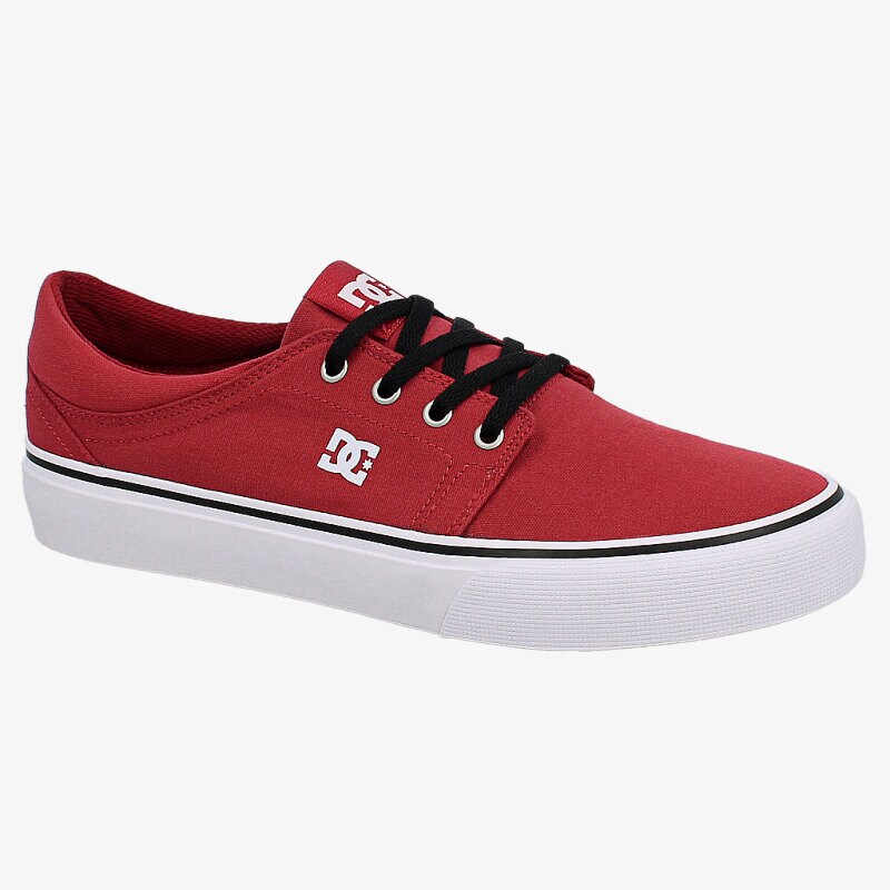 pánské skate boty (skateboardové) DC TRASE TX  ADYS300126DRK ČERVENÁ