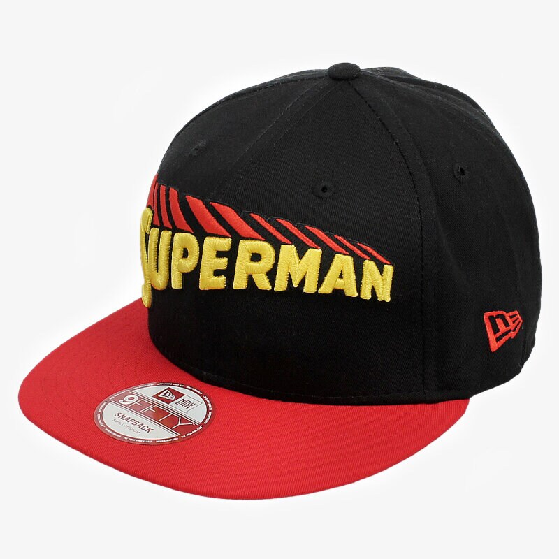 dětská kšiltovka NEW ERA ČEPICE HERO WORD 9FIFTY SUPERMAN 80038582 ČERNÁ