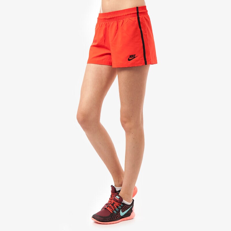 dámské kraťasy NIKE ŠORTKY  SHORT T2 643077647 ČERVENÁ