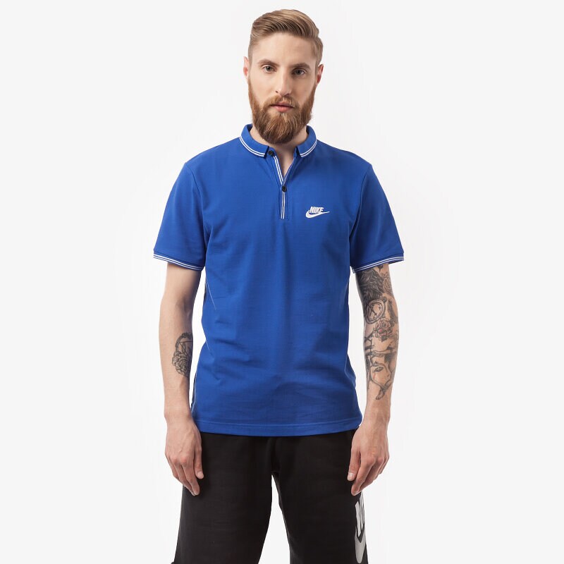 pánské polo tričko NIKE TRIČKO GS SLIM TRIČKO-LEAGUE 652446480 MODRÁ
