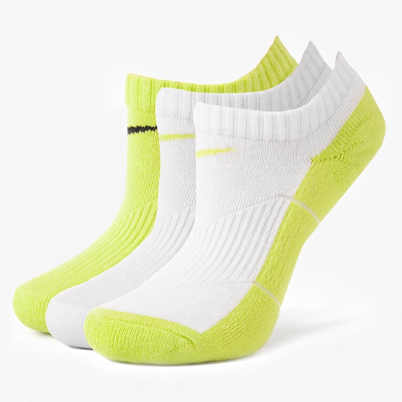 dámské ponožky NIKE PONOŽKY 3P YTH CTN CUSH NO SHOW W/ MOI SX4721979 VÍCEBAREVNÁ