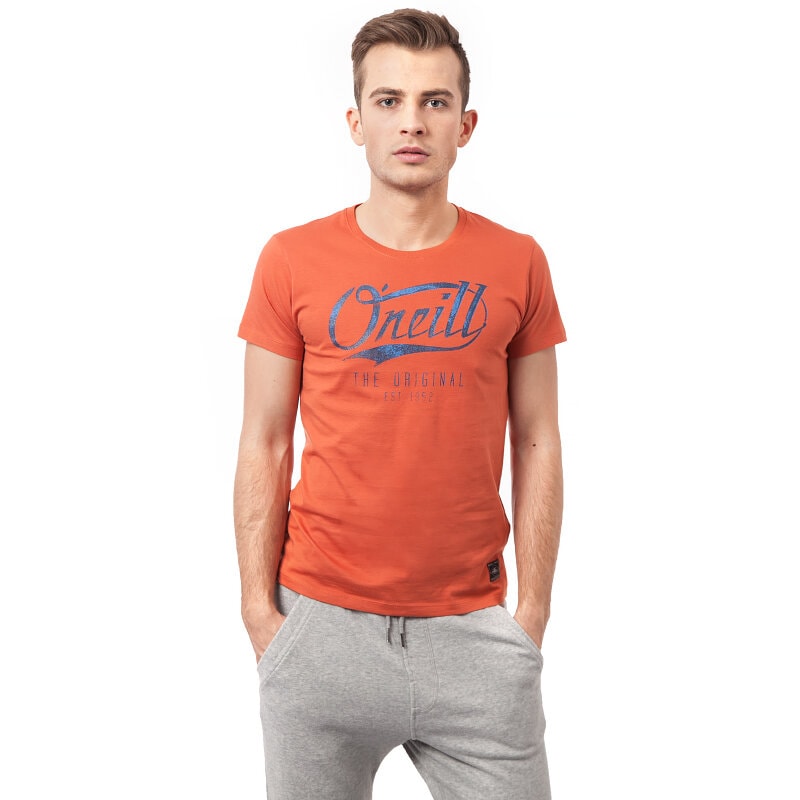 pánské tričko O'NEILL TRIČKO GRADUATE 5023902525 ORANŽOVÁ