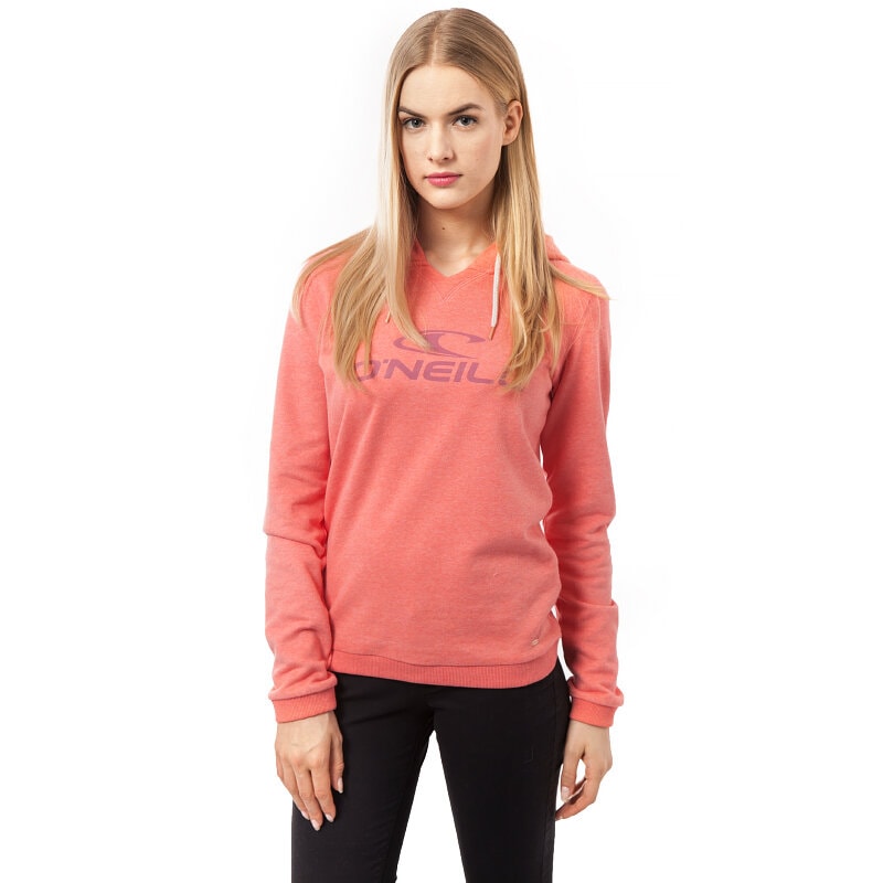 dámská mikina O'NEILL MIKINA EASY HOODY 5064123065 ČERVENÁ