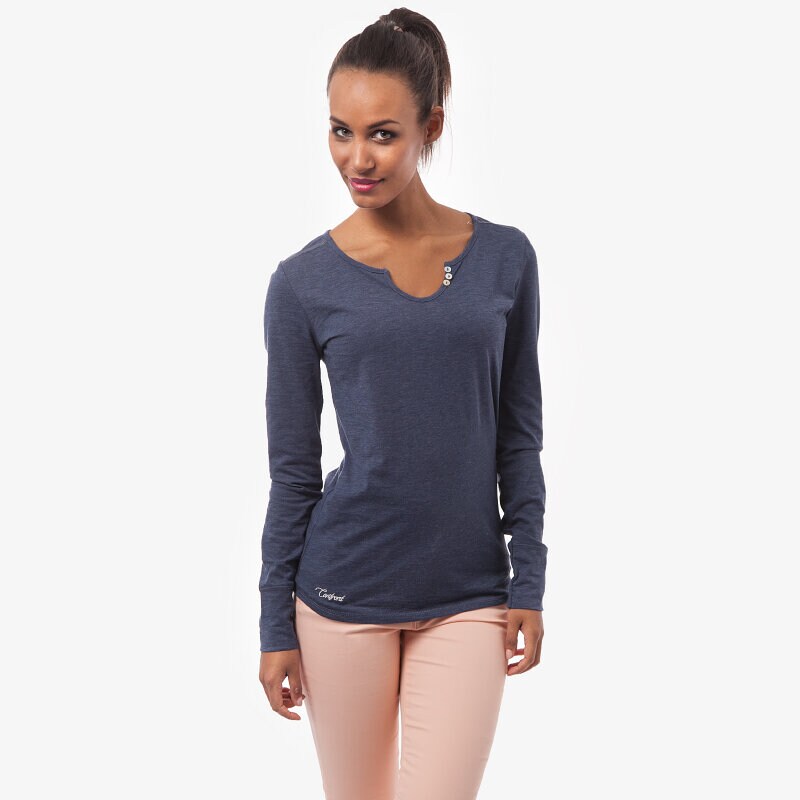 dámské tričko CONFRONT TRIČKO L\S IMAYA COV15TSL01001 MODRÁ