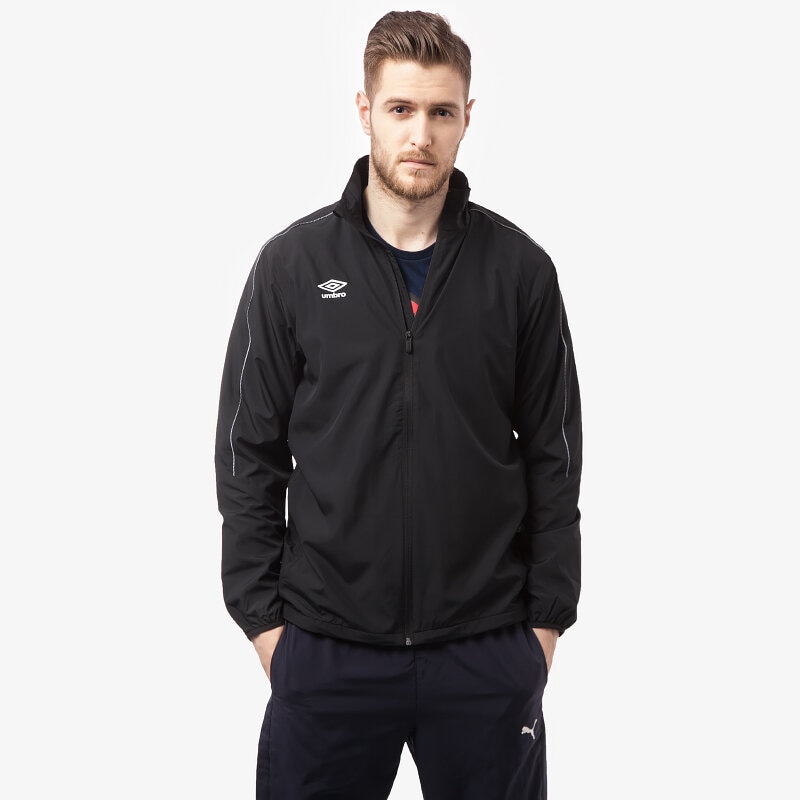 Přechodná bunda pánská (podzimní, jarní) UMBRO BUNDA PRO TRAINING SHOWER JACKET 62930UC44 ČERNÁ