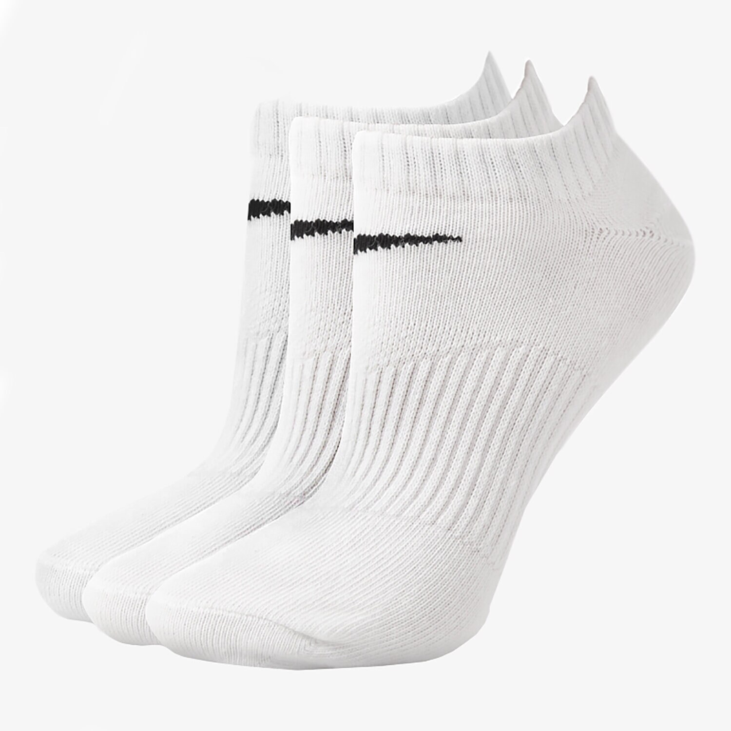 dámské ponožky NIKE PONOŽKY 3PPK LIGKT NÍZKÉ PONOŽKY  WHITE SX47051010 BÍLÁ