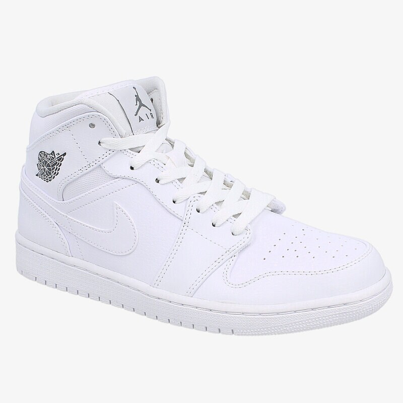 pánské tenisky JORDAN AIR 1 MID  554724102 BÍLÁ
