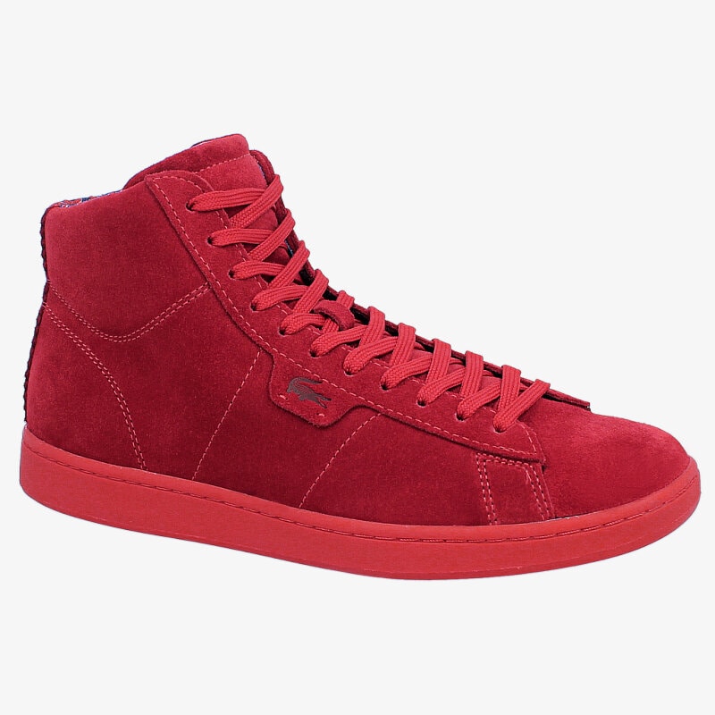 pánské tenisky LACOSTE BROADWICK HI CP  729LEM2113047 ČERVENÁ