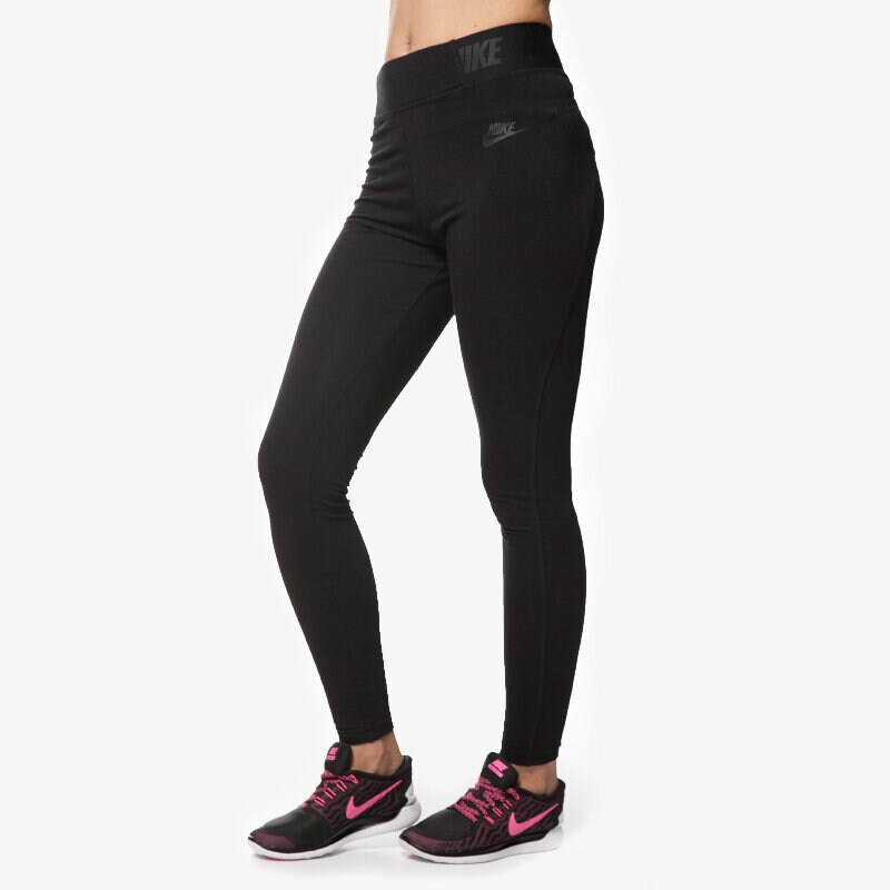 dámské kalhoty NIKE KALHOTY  LEGGING HTR T2 684903010 ČERNÁ
