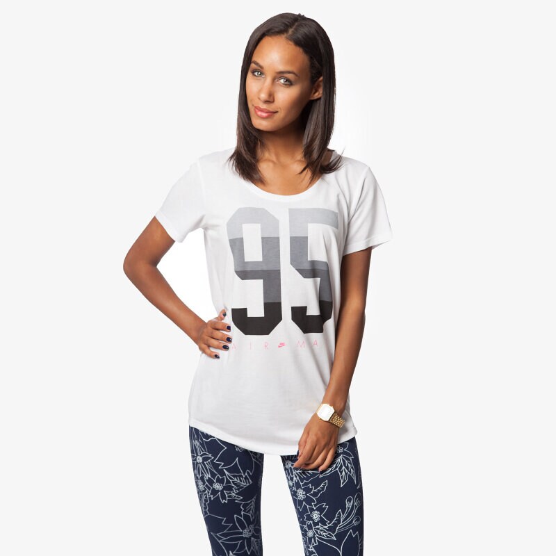 dámské tričko NIKE TRIČKO TEE-BF AIR MAX 95 685502100 BÍLÁ