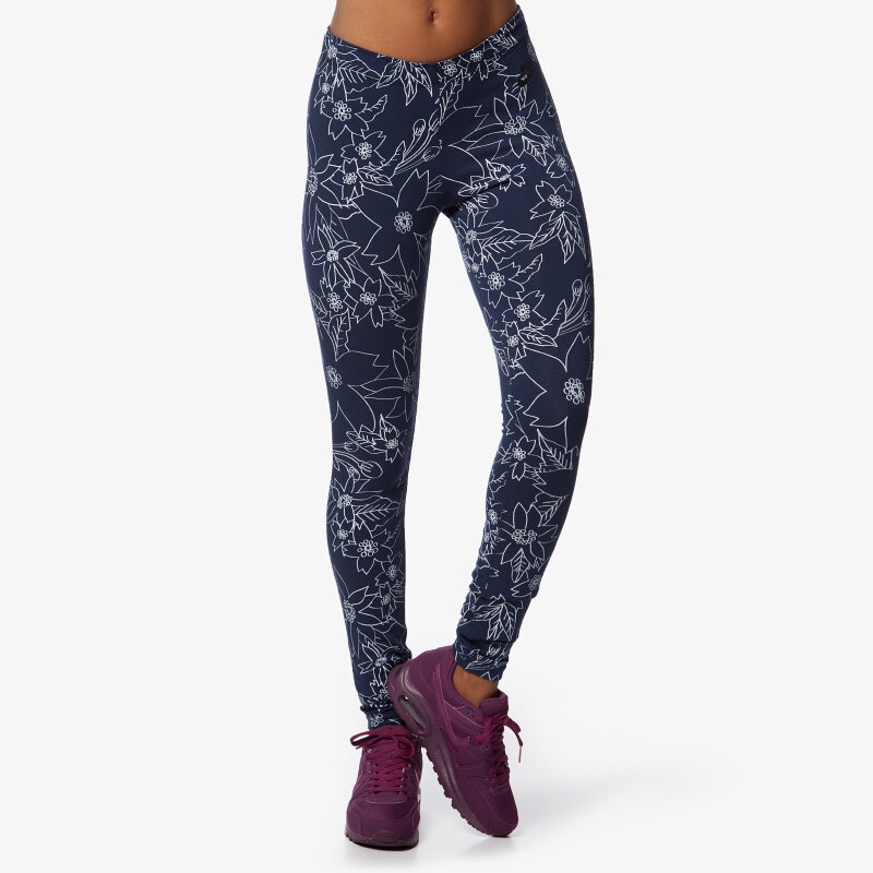 dámské kalhoty NIKE KALHOTY  LEG-A-SEE HAWAIIAN2 724131410 TMAVOMODRÁ