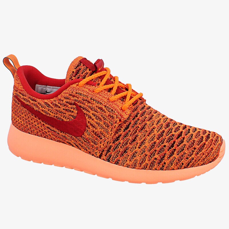 dámské tenisky NIKE WMNS ROSHE RUN FLYKNIT  704927801 ORANŽOVÁ