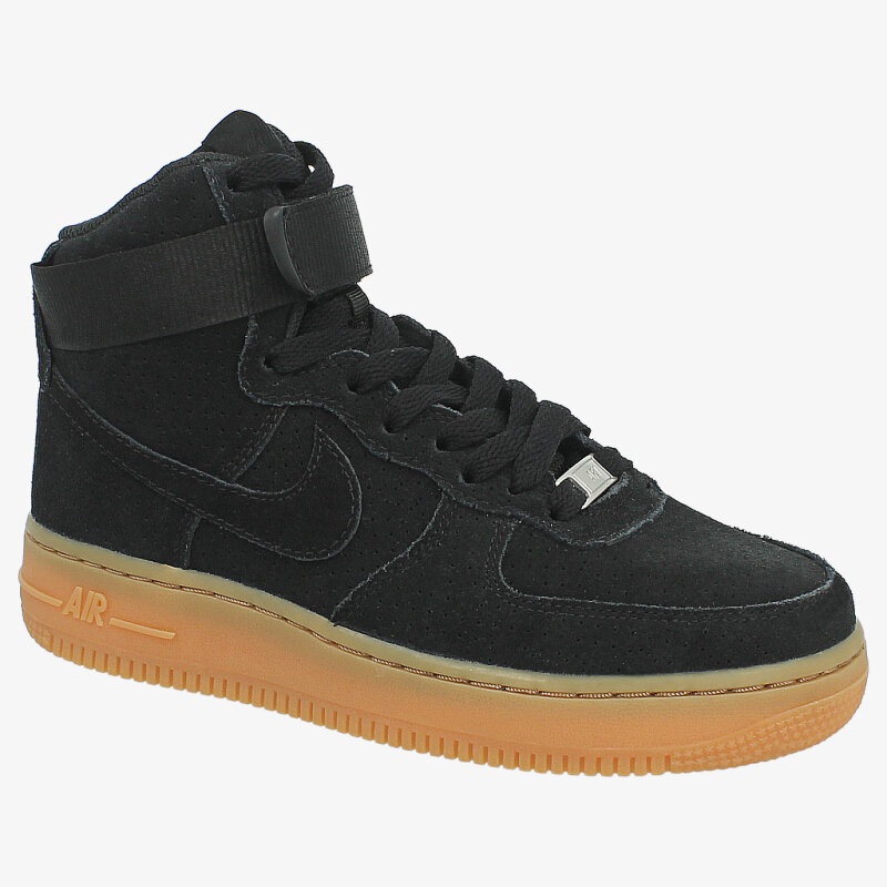 dámské tenisky NIKE WMNS AIR FORCE 1 HI SUEDE  749266001 ČERNÁ