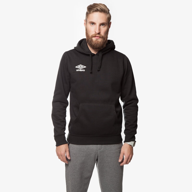 pánská mikina UMBRO MIKINA HOODED 64161U060 ČERNÁ