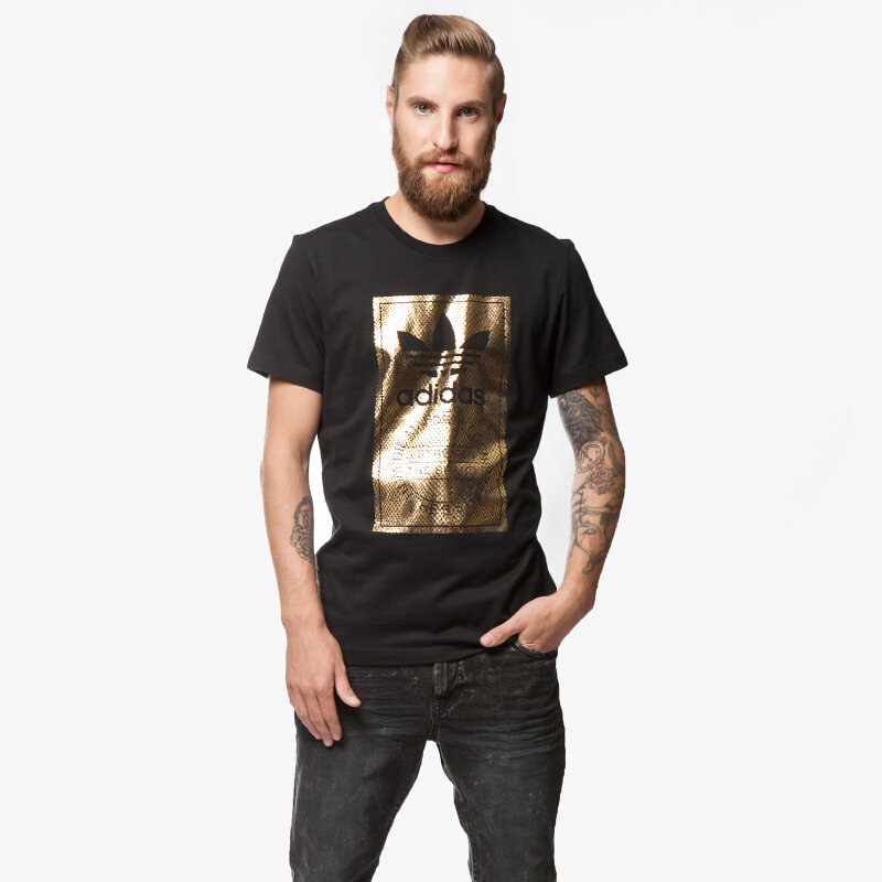 pánské tričko ADIDAS TRIČKO SNAKE LABEL AB9603 ČERNÁ