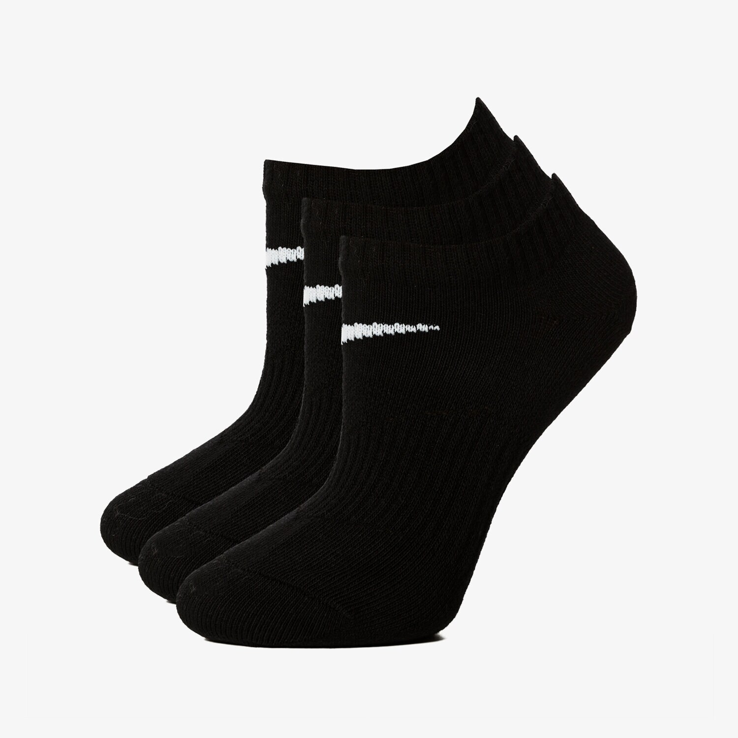 dámské ponožky NIKE PONOŽKY 3PPK LIGKT NÍZKÉ PONOŽKY  BLACK SX47050-010 ČERNÁ