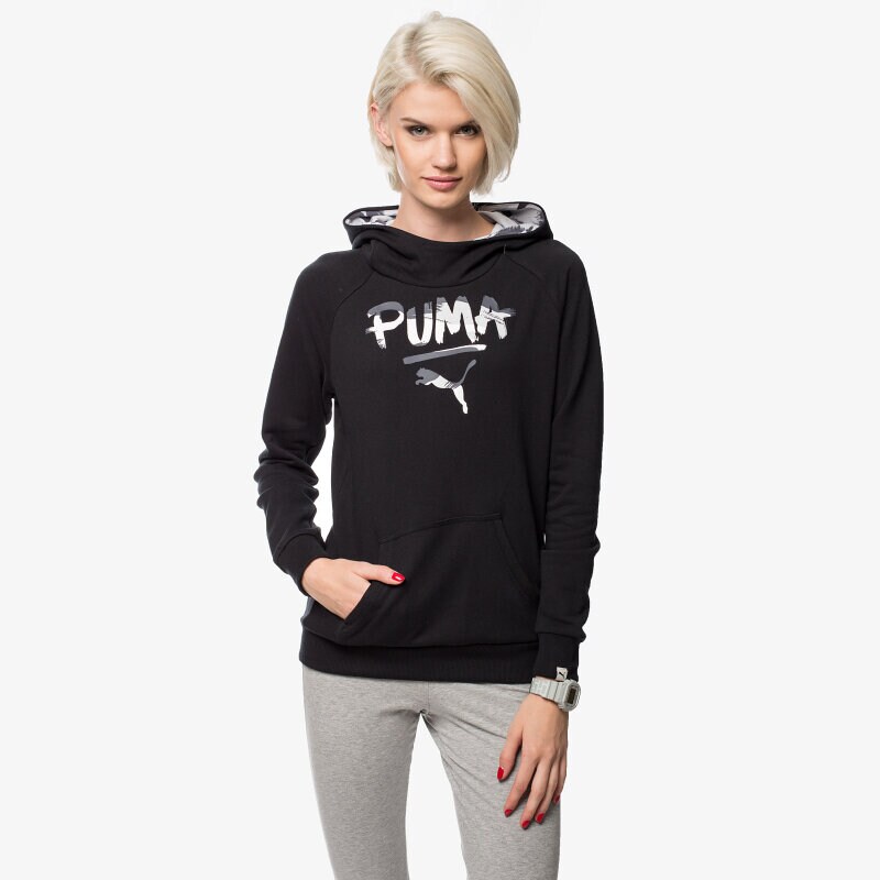 dámská mikina PUMA MIKINA FUN HOODIE, TR 83597801 ČERNÁ