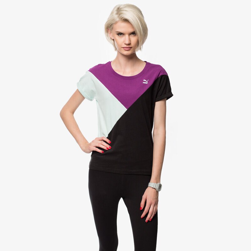 dámské tričko PUMA TRIČKO ICON CUTLINE TEE 56925308 VÍCEBAREVNÁ
