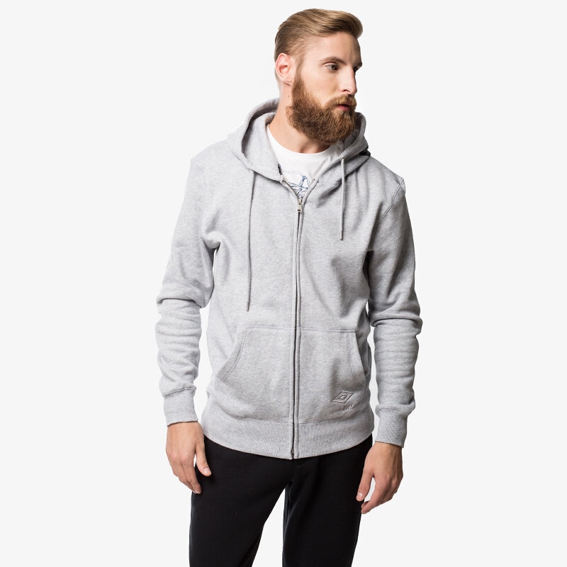 pánská mikina UMBRO MIKINA RONO UL35BLM43002 ŠEDÁ