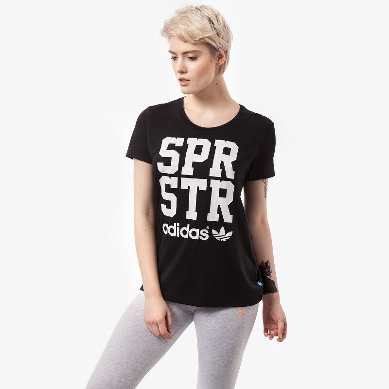 dámské tričko ADIDAS TRIČKO SPRSTR S19551 ČERNÁ