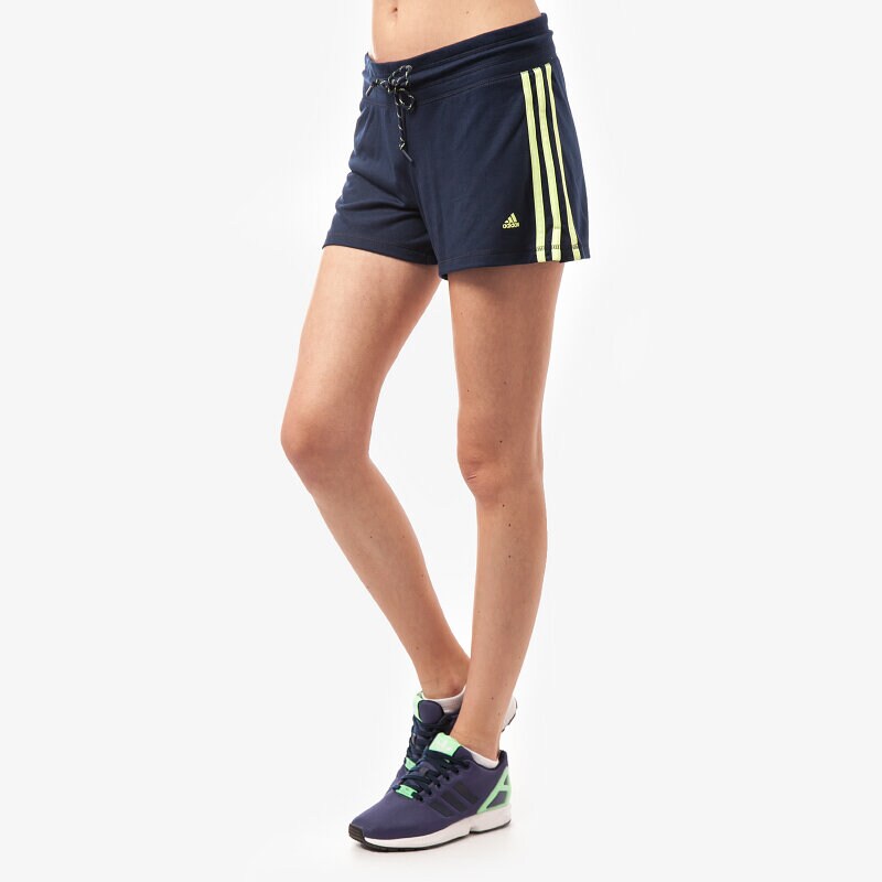 dámské kraťasy ADIDAS ŠORTKY  ESS 3S SHORT S20987 TMAVOMODRÁ