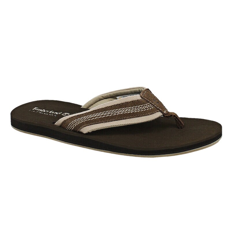 pánské pantofle TIMBERLAND FLIP-FLOP 9812A BÉŽOVÁ