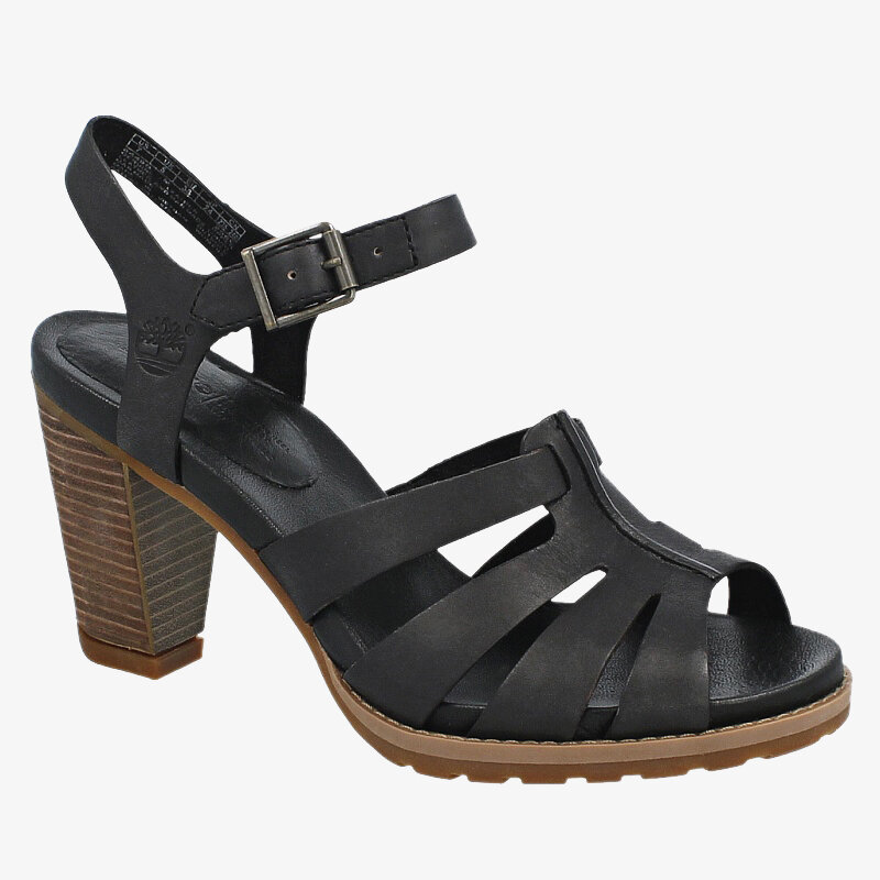 dámské sandály TIMBERLAND EK STRATHAM HEIGHTS SANDAL Y-STRAP 8449B ČERNÁ