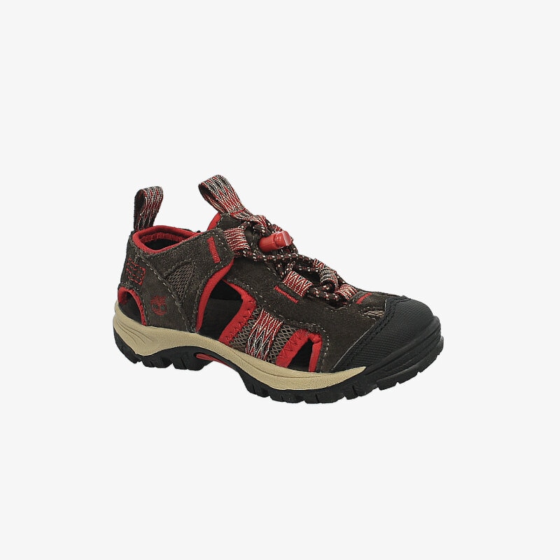 dětské sandály TIMBERLAND BELKNAP FISHERMAN 1087A HNĚDÁ