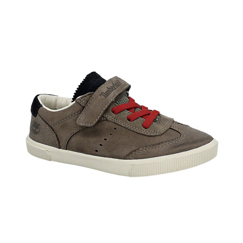 dětské boty casual TIMBERLAND EK HOOKSET CAMP OX BUNGEE 7670R HNĚDÁ
