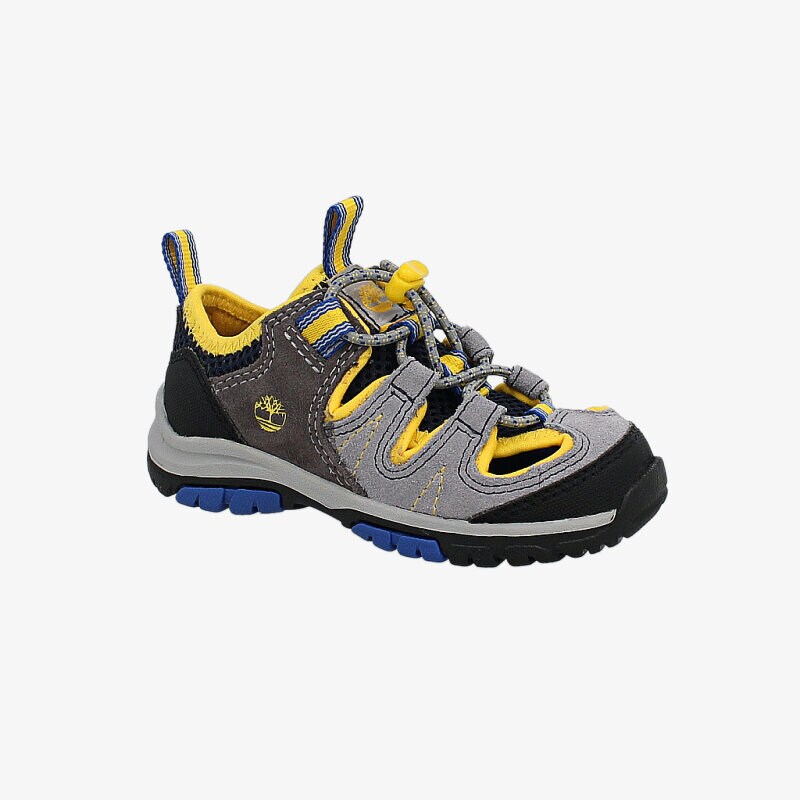 dětská outdoorová obuv TIMBERLAND ZIP TRAIL FISHERMAN 1084A ŠEDÁ