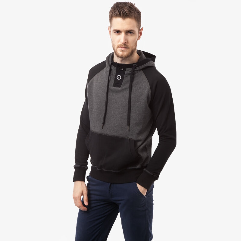pánská mikina UMBRO MIKINA ATERO UL15BLM12002 ŠEDÁ