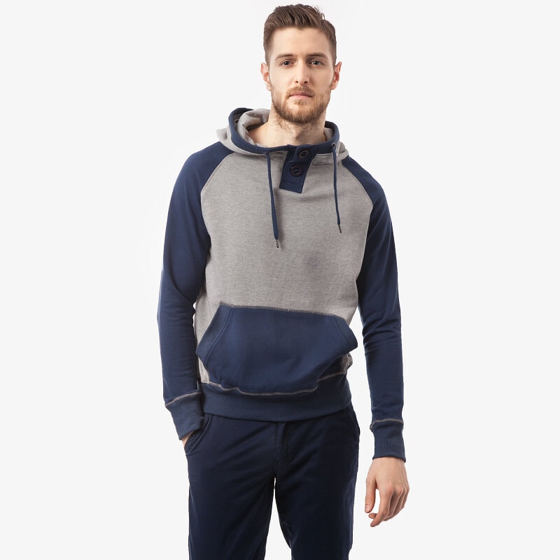 pánská mikina UMBRO MIKINA ATERO UL15BLM12001 ŠEDÁ