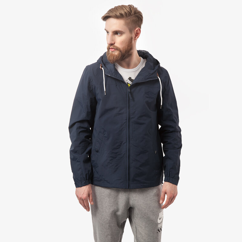 Přechodná bunda pánská (podzimní, jarní) UMBRO BUNDA BATO UL15KUM04002 TMAVOMODRÁ
