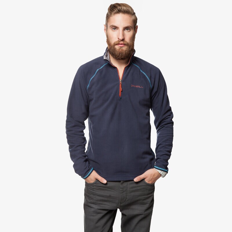 pánská mikina O'NEILL FLEECE MIKINA PMTF 1/2 Z 5502085056 MODRÁ
