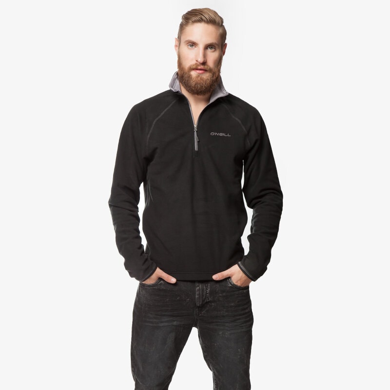 pánská mikina O'NEILL FLEECE MIKINA PMTF 1/2 Z 5502089010 ČERNÁ