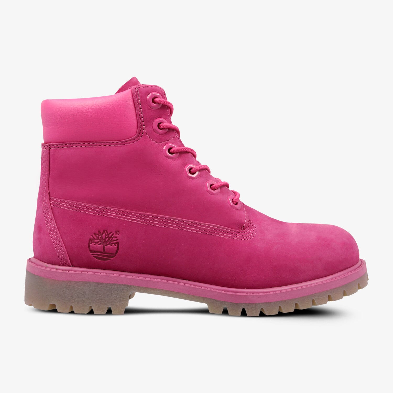 dětské kotníkové boty TIMBERLAND PREMIUM 6 INCH WP BOOT  A14YQ RŮŽOVÁ