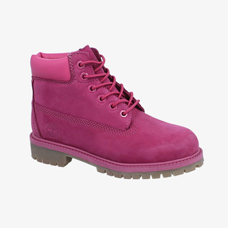 dětské kotníkové boty TIMBERLAND PREMIUM 6 INCH WP BOOT A118O RŮŽOVÁ