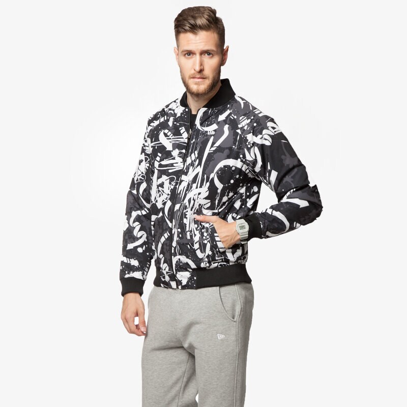 Přechodná bunda pánská (podzimní, jarní) NEW ERA BUNDA REVERSIBLE VARSITY 11159343 VÍCEBAREVNÁ