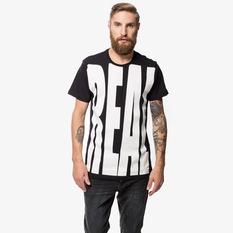 pánské tričko NEW ERA TRIČKO SA REAL LIFE TEE 11159263 ČERNÁ