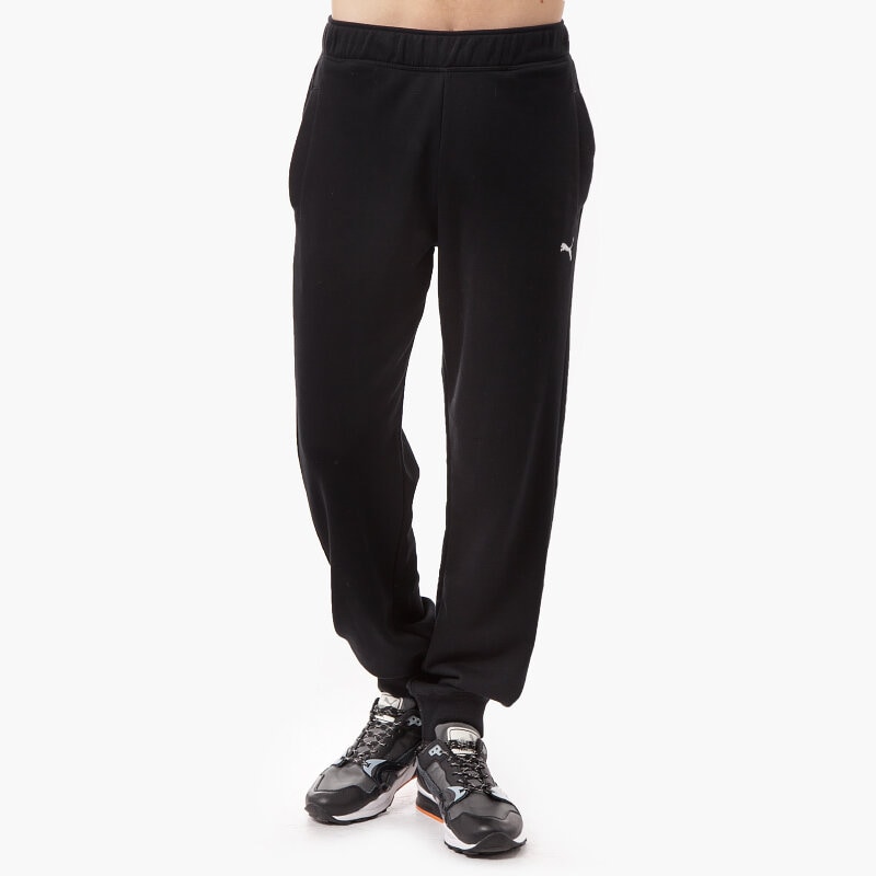 pánské kalhoty PUMA KALHOTY  ESS SWEAT PANTS 83188901 ČERNÁ