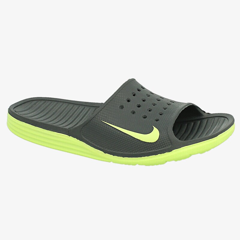 pánské pantofle NIKE SOLARSOFT SLIDE  386163077 ŠEDÁ