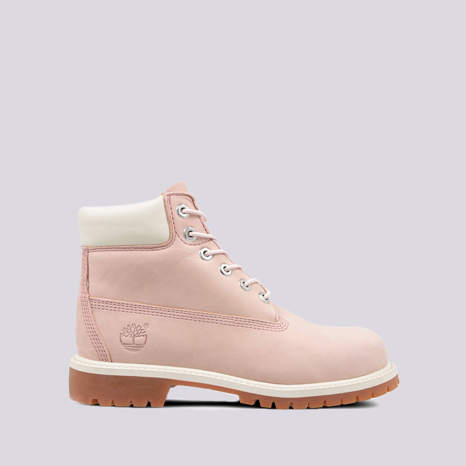 dětské kotníkové boty TIMBERLAND PREMIUM 6 INCH CLASSIC BOOT FTC 34792 RŮŽOVÁ